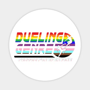 Dueling Genre Pride - Fandom For Everyone Magnet